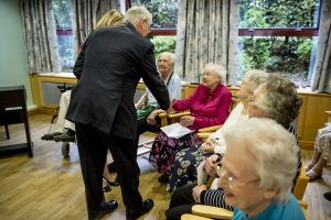 Duke of Gloucester meets Betty Richardson
